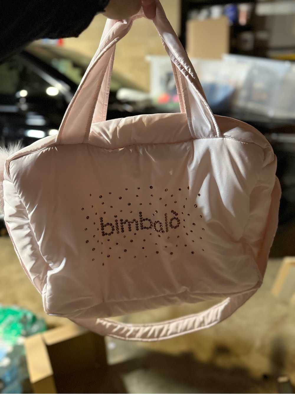 BIMBALO light pink diaper bag